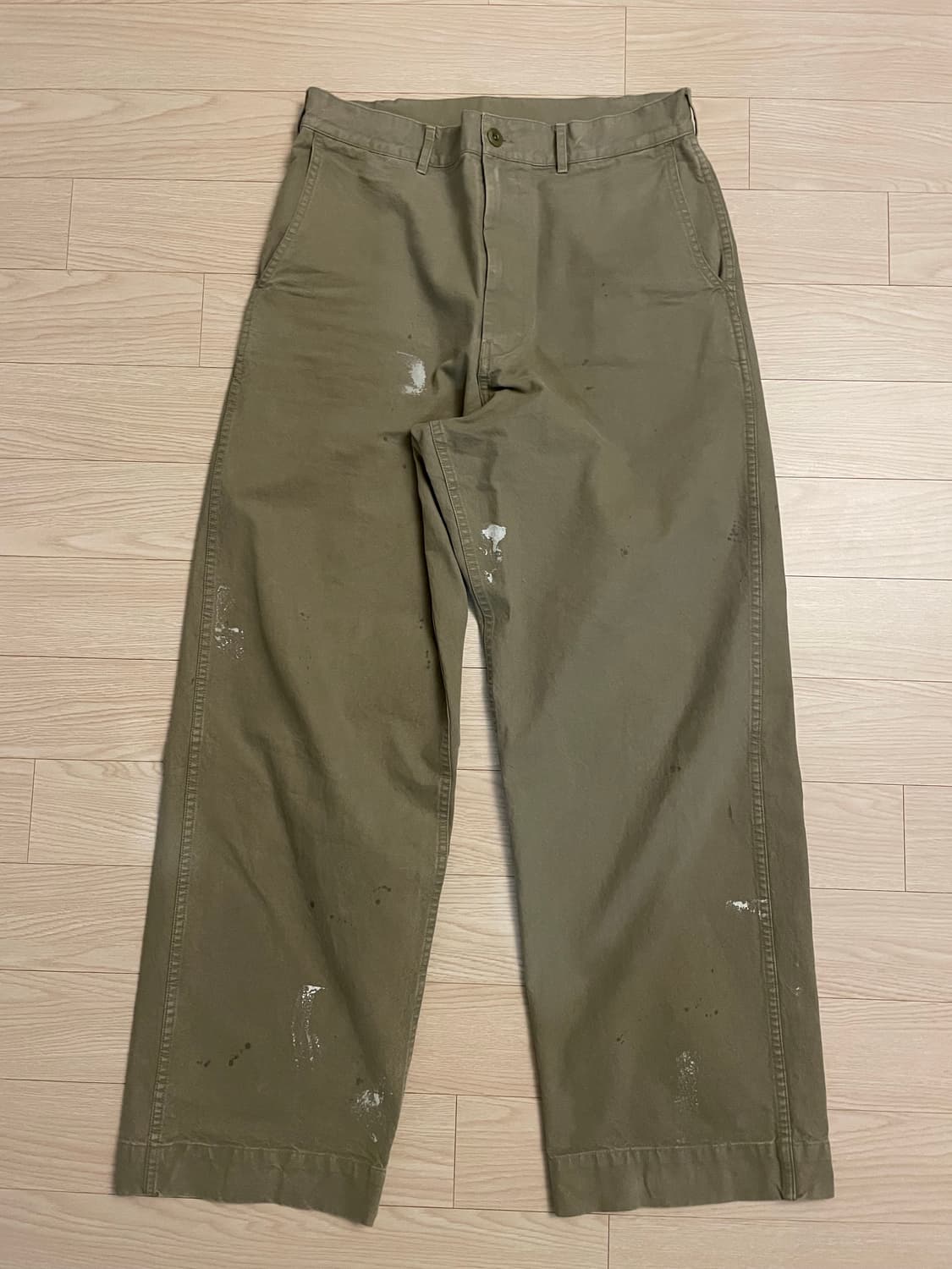 [4] 브라운야드 페인트 치노 팬츠 카키 상품이미지1