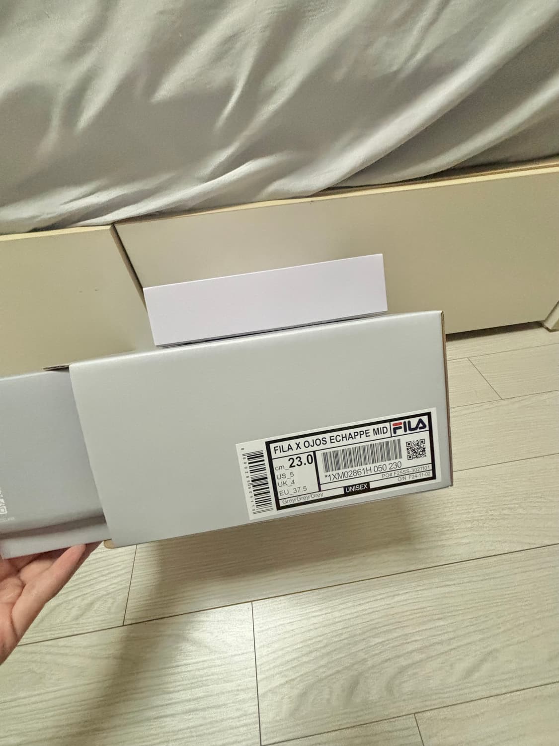 휠라 오호스 에샤페 그레이 230 키트 포함 상품이미지10