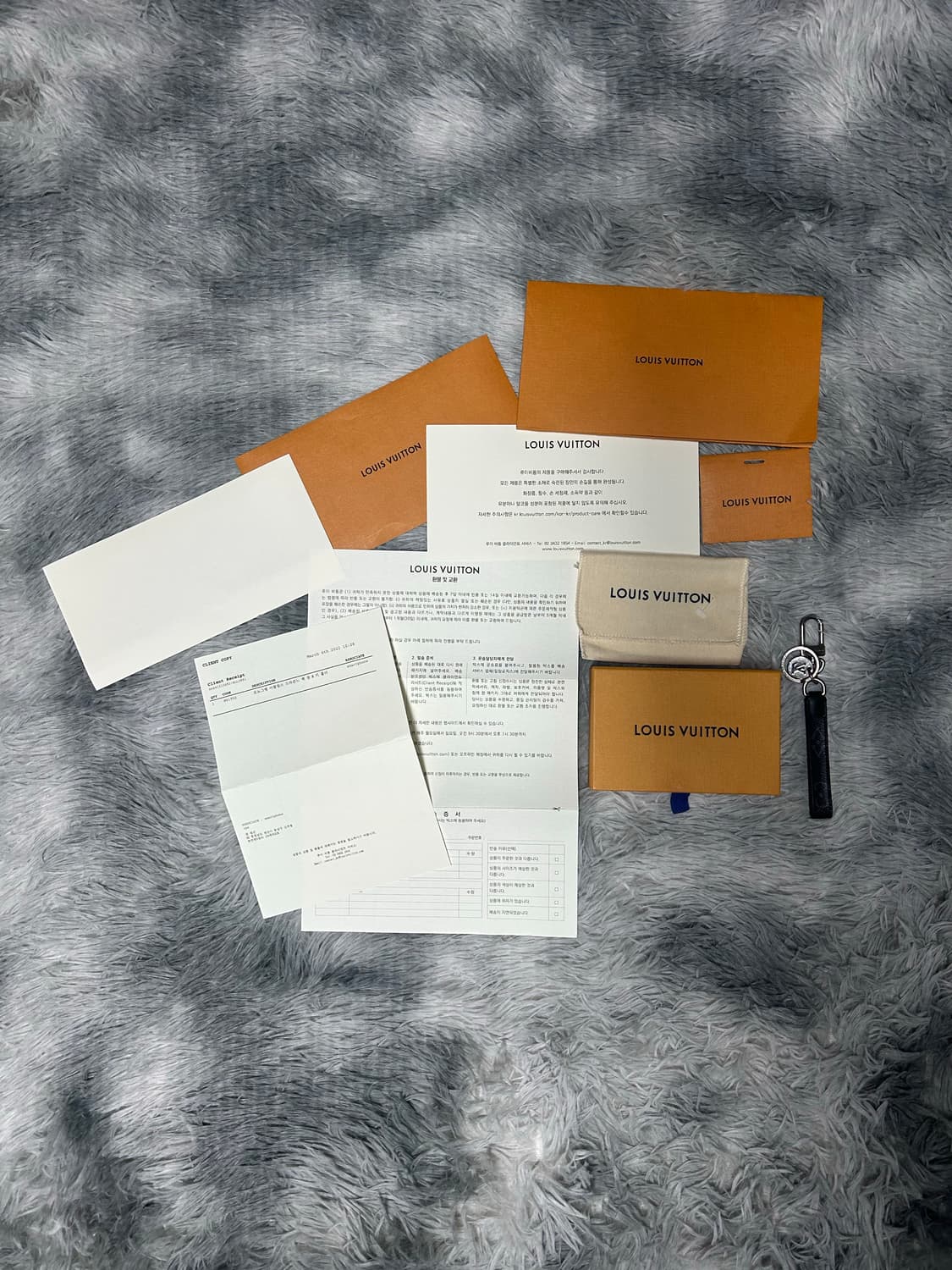 [정품] 새상품급 루이비통 이클립스 모노그램 드라곤느 키링 상품이미지6