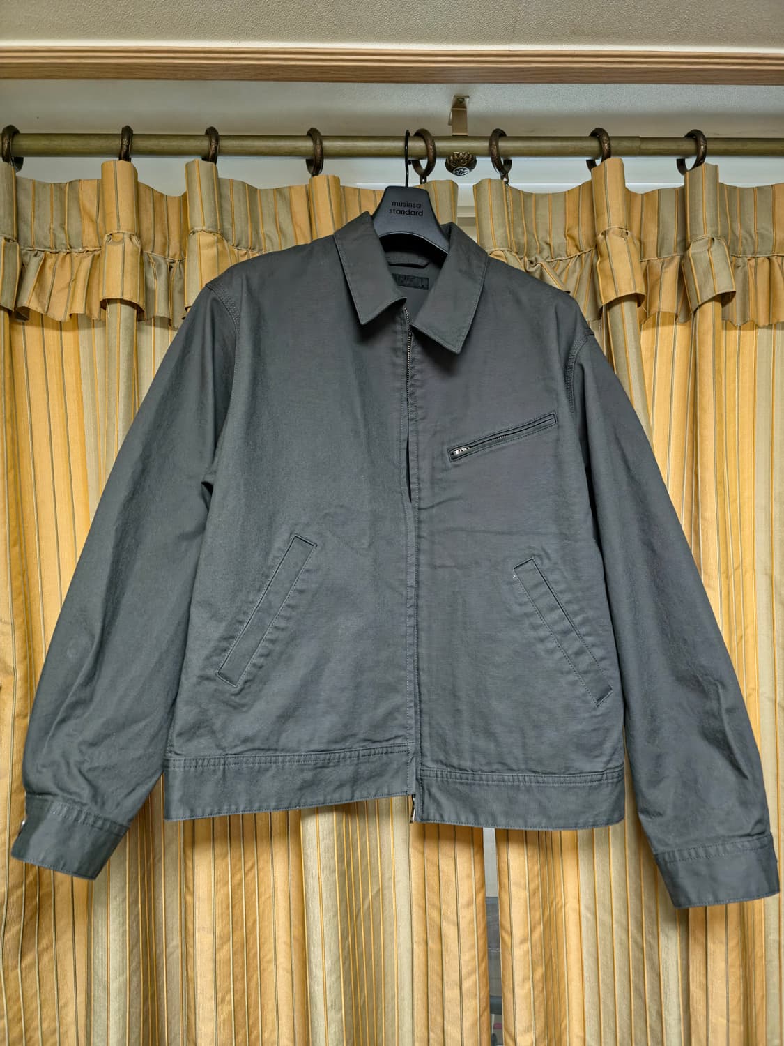 유니클로 집업 블루종 L사이즈  상품이미지3