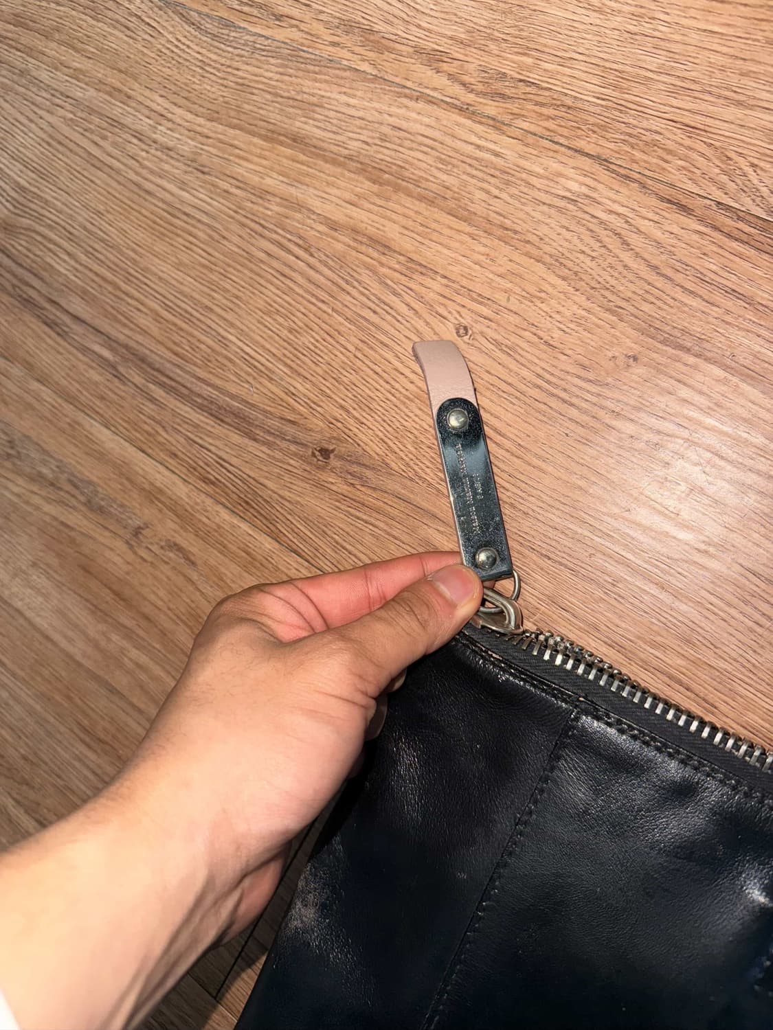 마틴 마르지엘라 레더 핸드 페인팅 토트백 상품이미지6