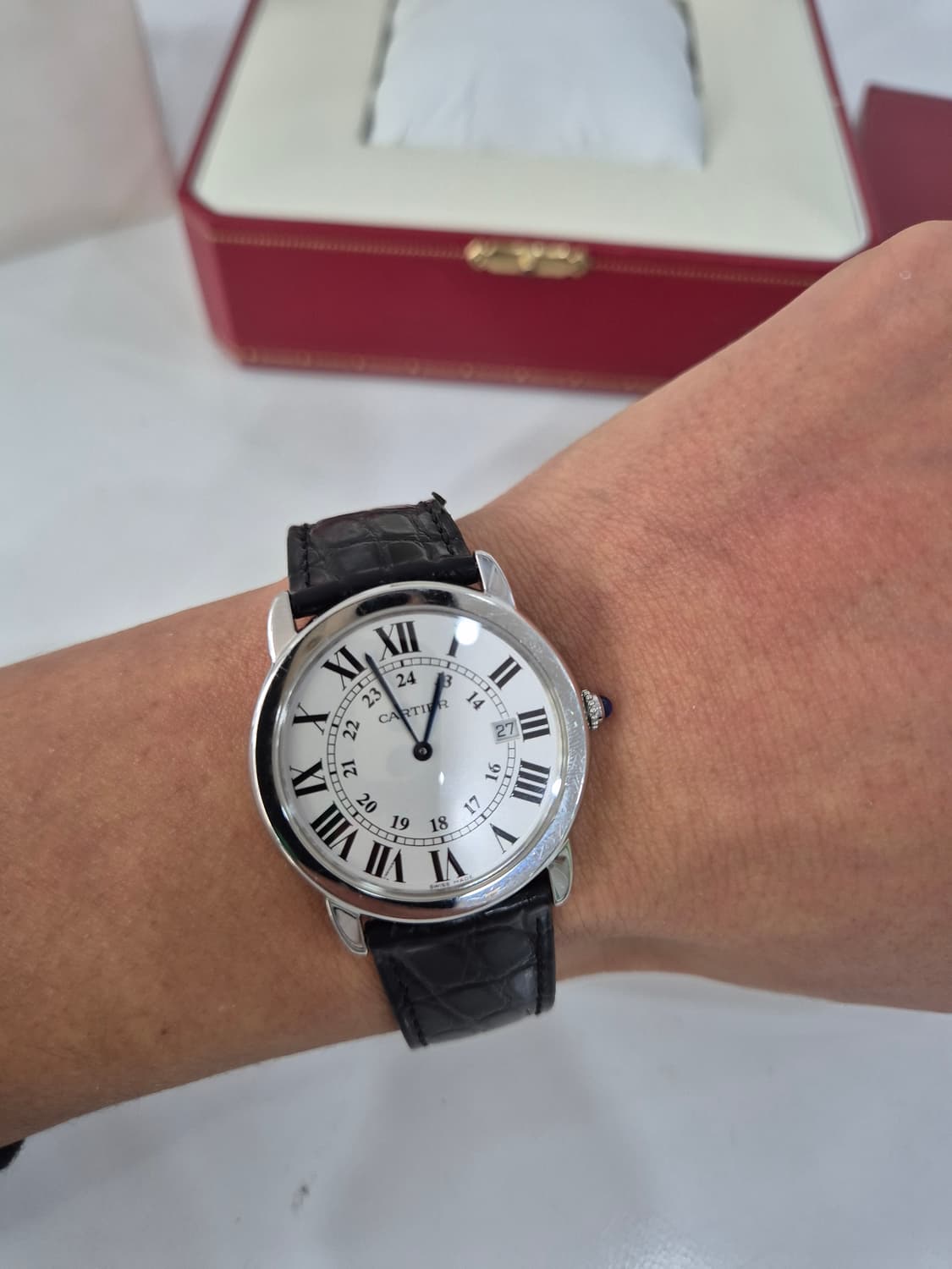 까르띠에 롱드솔로 36mm 쿼츠  상품이미지6