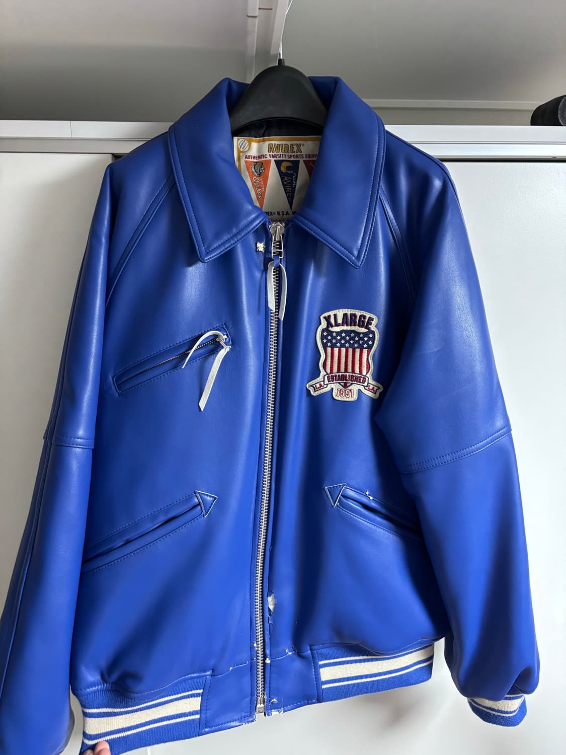 아비렉스 엑스라지 레더 자켓 상품이미지1