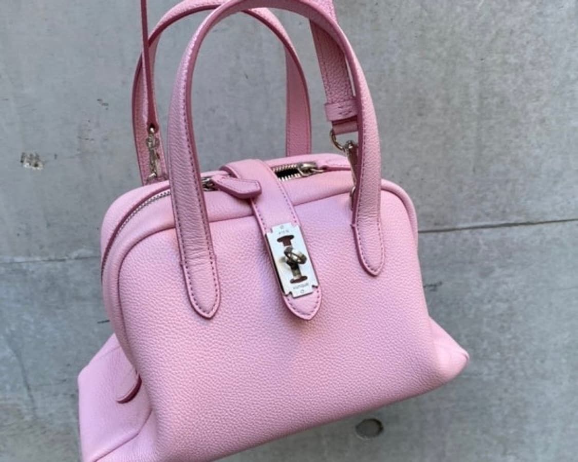 분크 핑크 스몰 토트백  상품이미지4