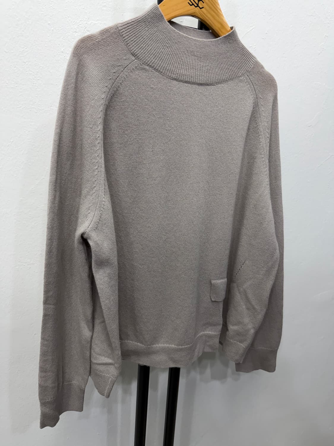 정품) 엘라코닉 캐시미어100 라운드넥 니트 66 상품이미지2