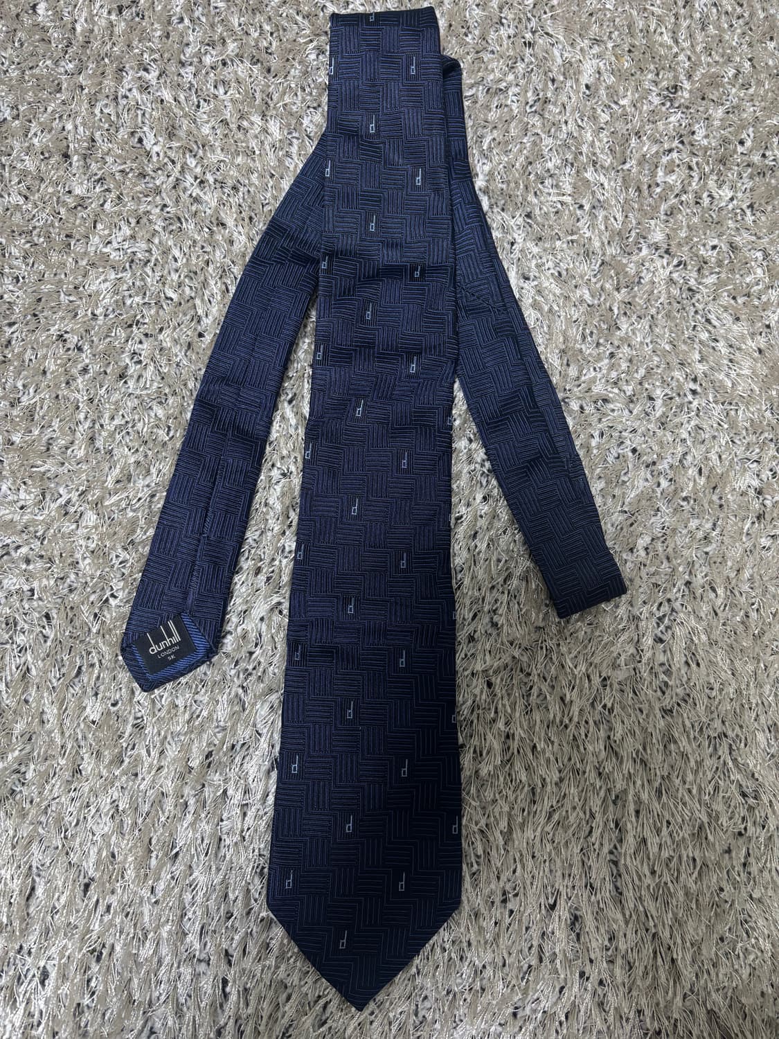 이태리제 던힐 100프로 실크 넥타이 상품이미지1