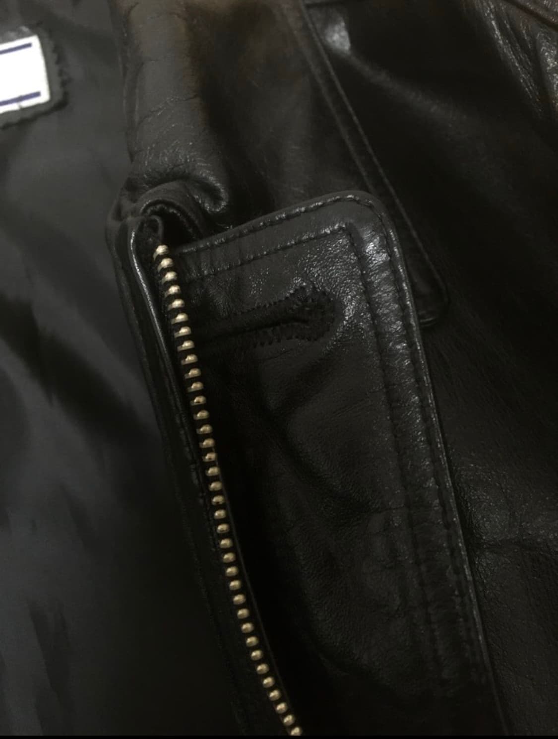 빈티지 레더 자켓 카코트 상품이미지3