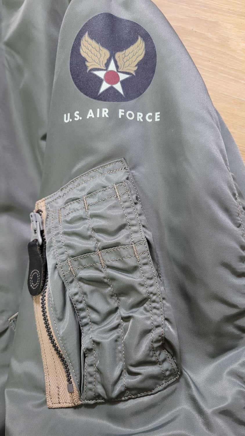 버즈릭슨 - MA-1 세이지 그린 M사이즈 상품이미지2