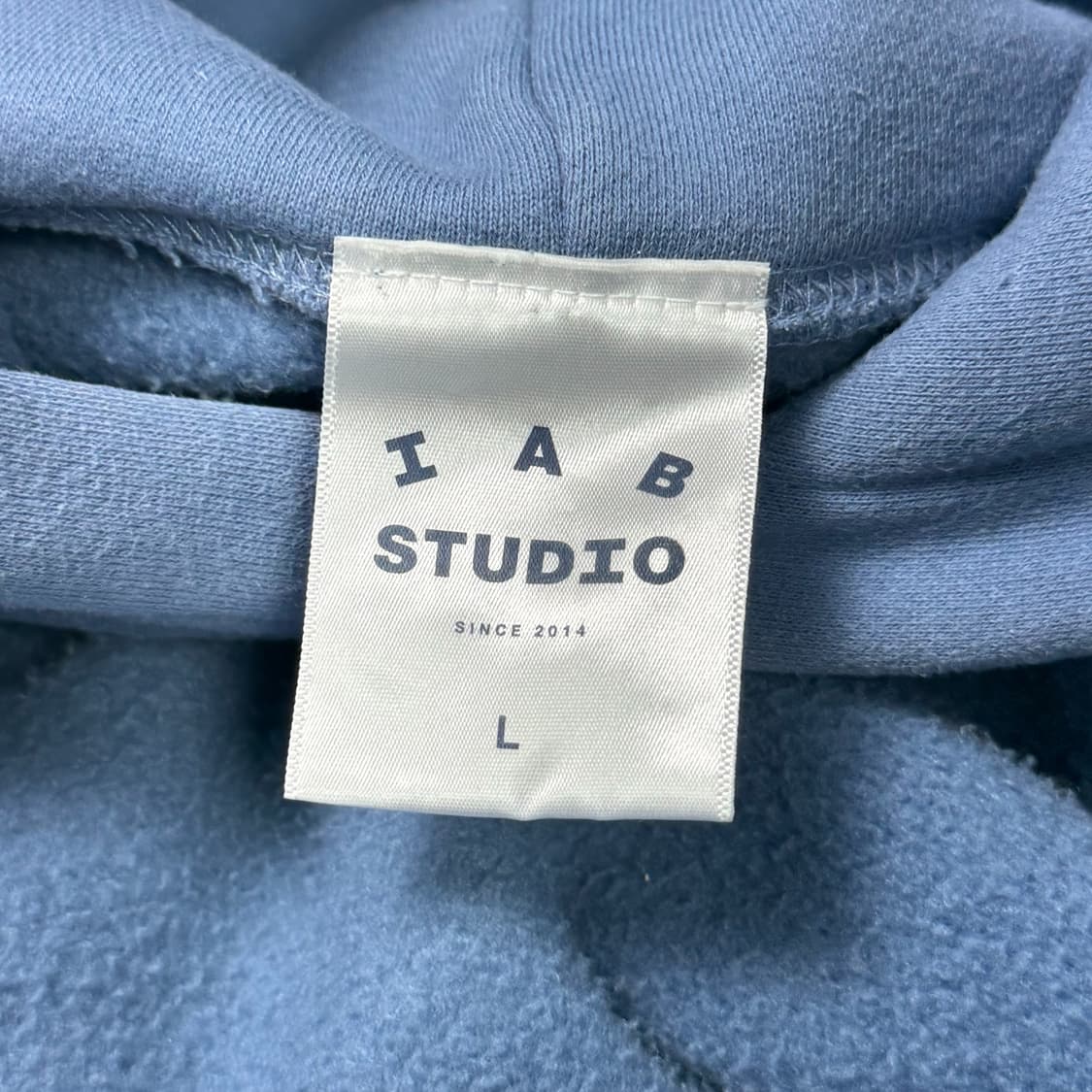 (L) 아이앱 스튜디오 X 취미가 후드티 블루 상품이미지5