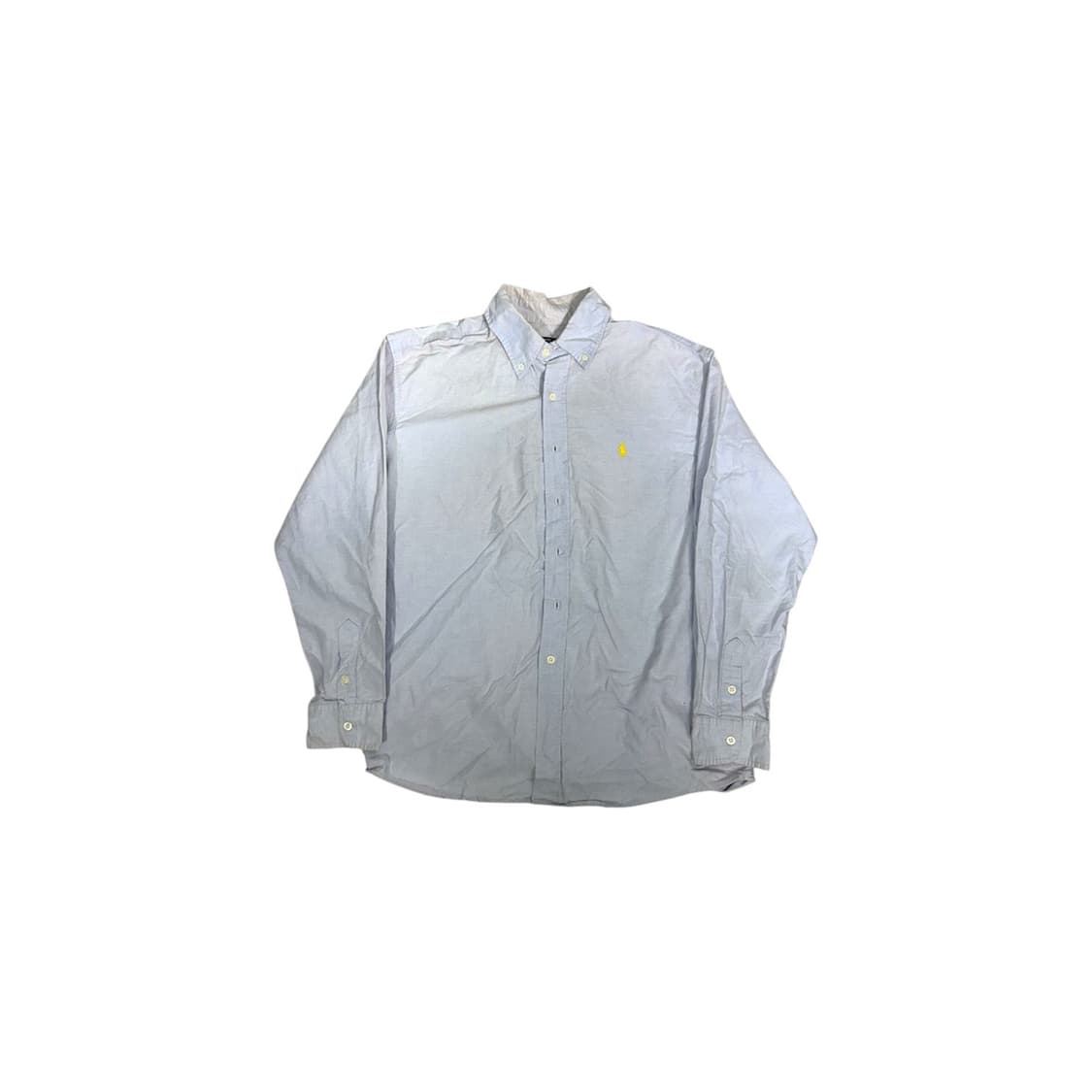 폴로 랄프 로렌 스카이 블루 퍼플 오버핏 셔츠 XL 상품이미지5