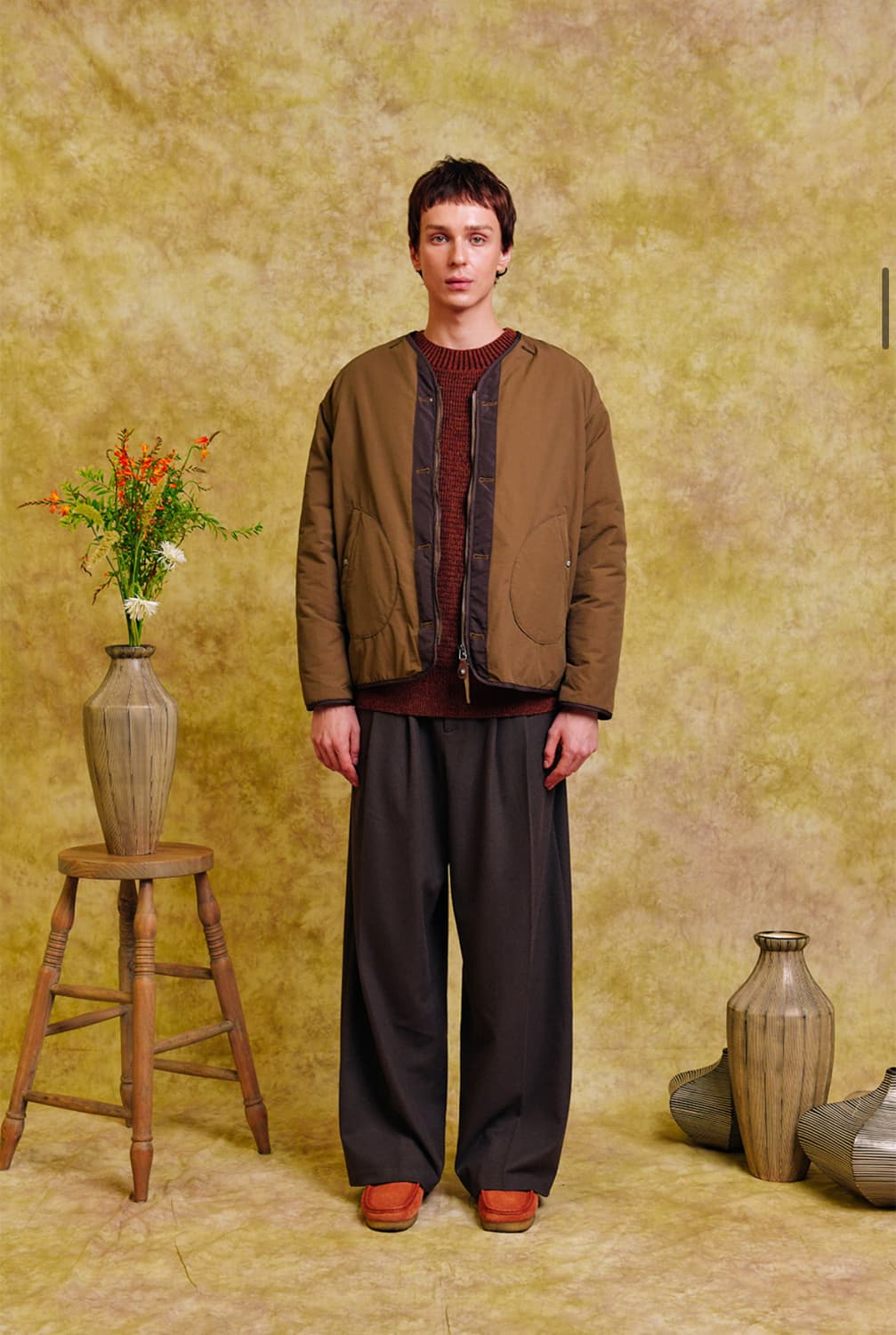 오가프 라이너자켓 브라운 3사이즈 상품이미지4