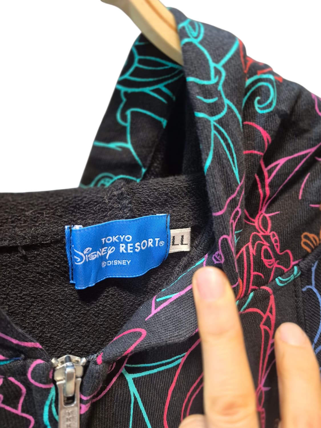 디즈니 프린세스 올오버 프린트 후드집업 상품이미지4