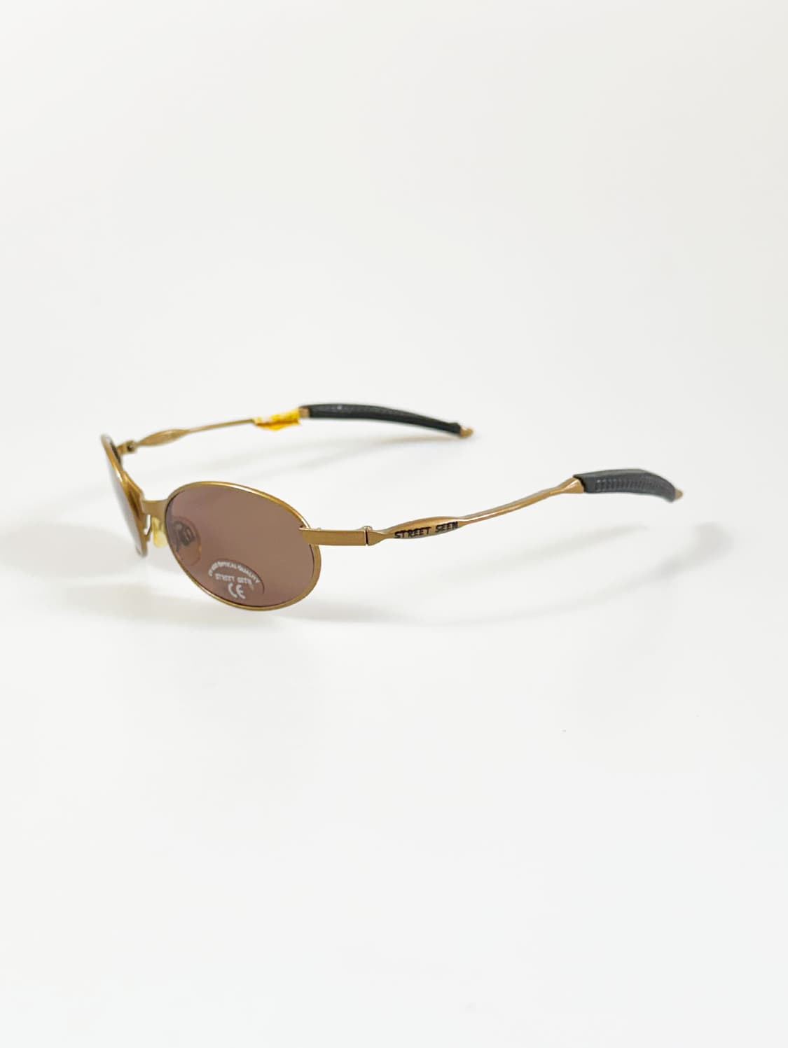 90s STREET SEEN 슬림 오벌 메탈 빈티지 선글라스 상품이미지3