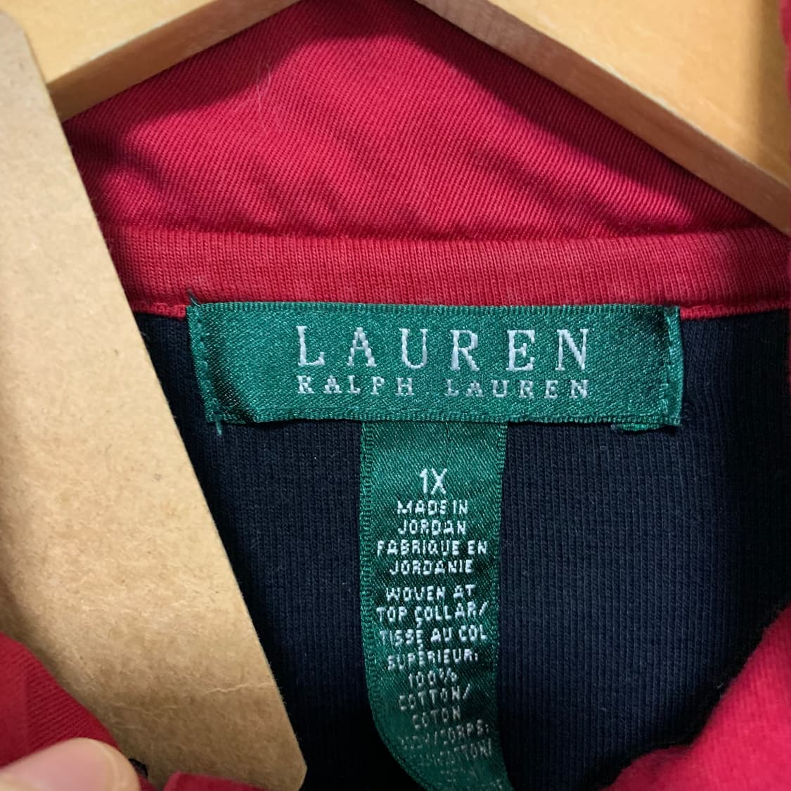 로렌 랄프로렌 빈티지 블랙 집업 져지 가디건 여성 L-XL 상품이미지5