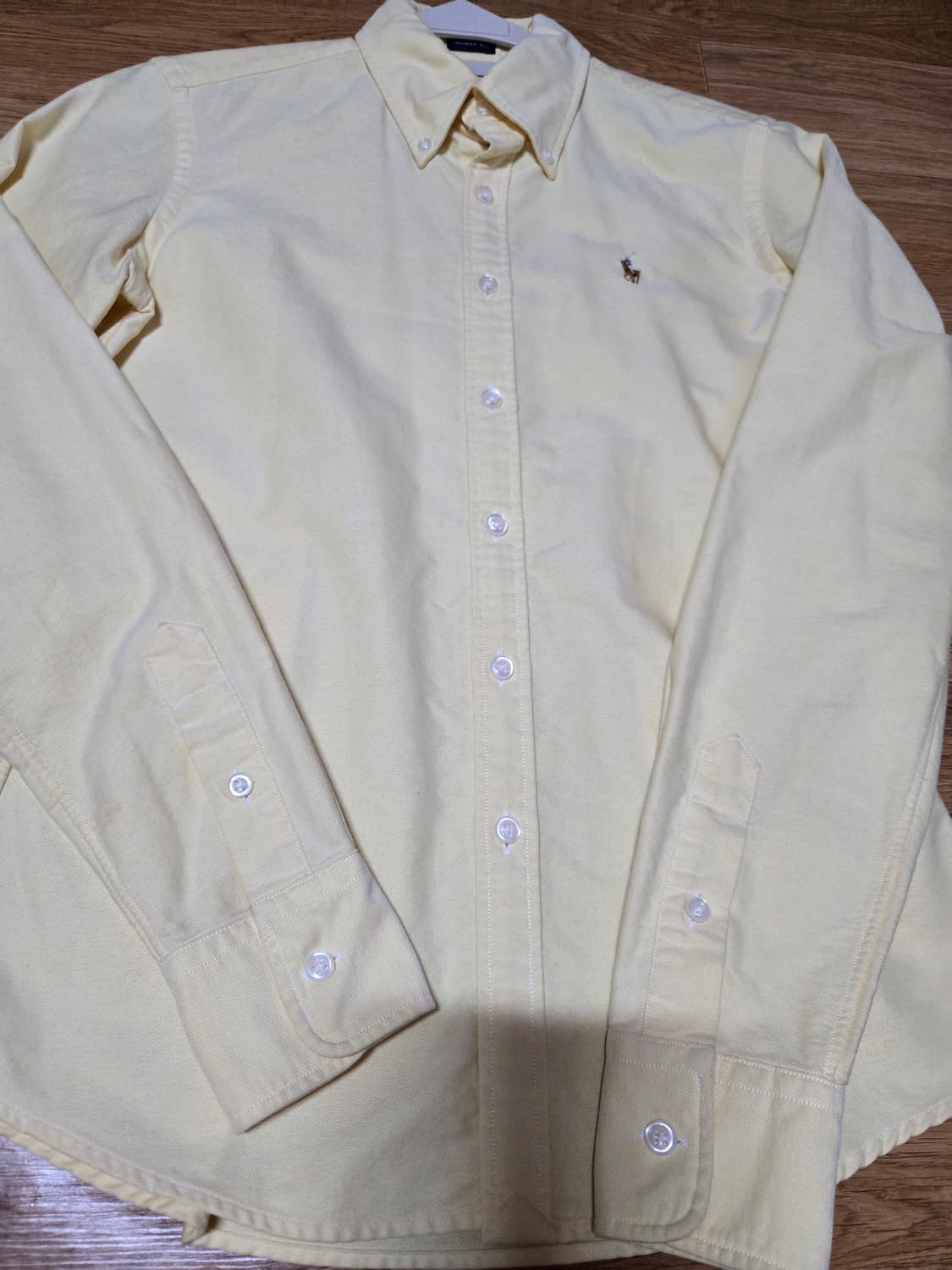 로렌 랄프로렌 여성 엘로우 옥스포드 셔츠 상품이미지4