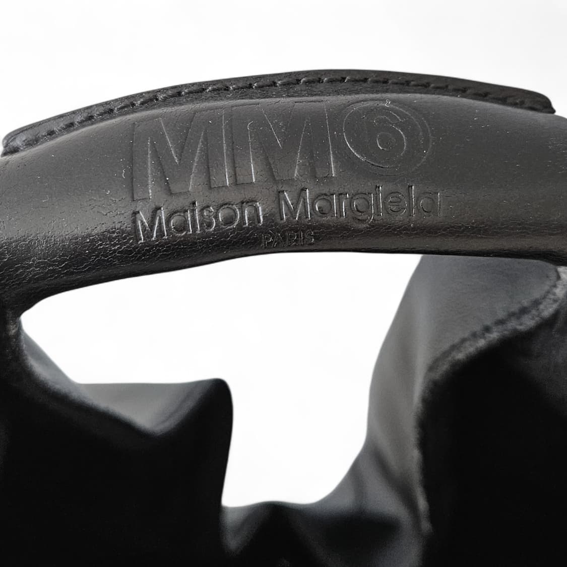 마르지엘라 레더 블랙 토트백 mm6 상품이미지4