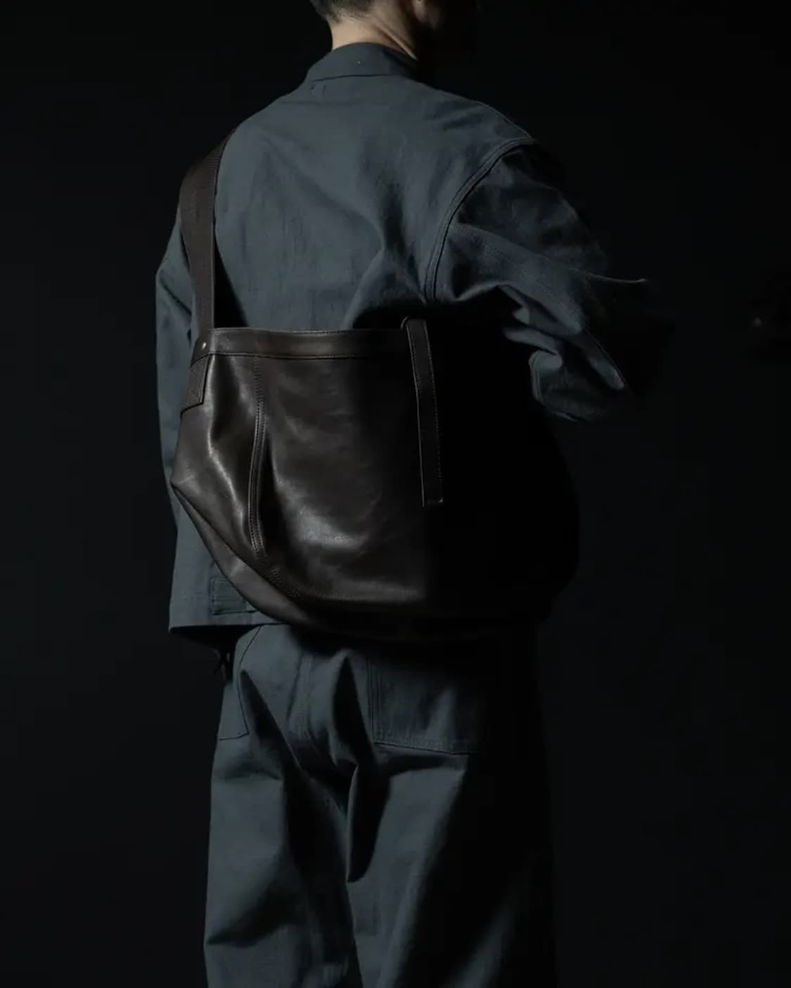 26SS 타이가 타카하시 T.T Lot.004 뉴스보이백 홀스레더 브라운 상품이미지1