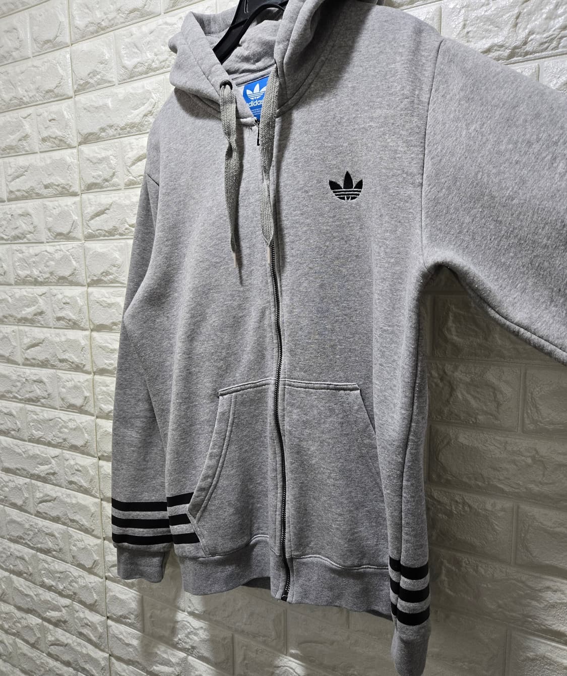 아디다스 오리지널스 스트릿 그래픽 풀집업 기모 후드티 XL 상품이미지6