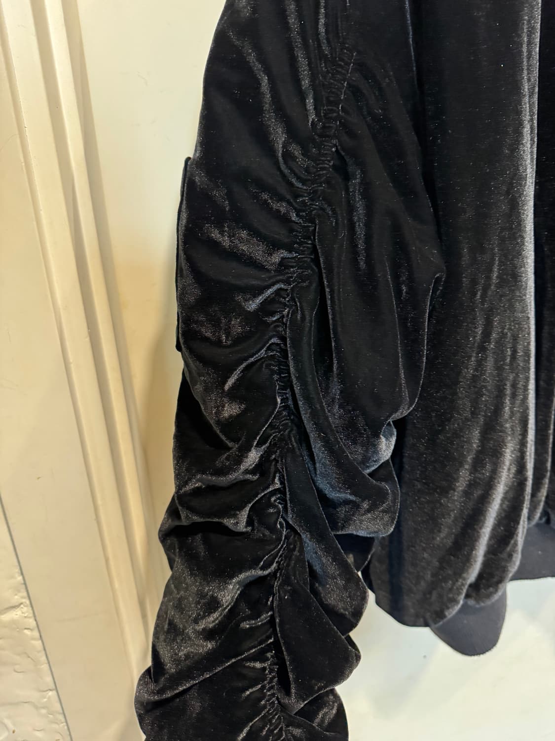 레디투웨어 벨벳 항공점퍼 상품이미지5