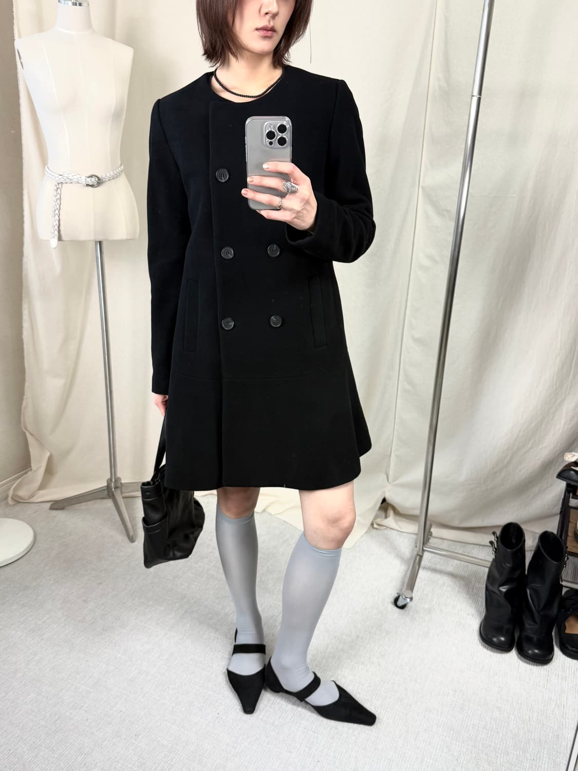 Stefanel 카라리스 더블 하프 코트 (Italy) 상품이미지2