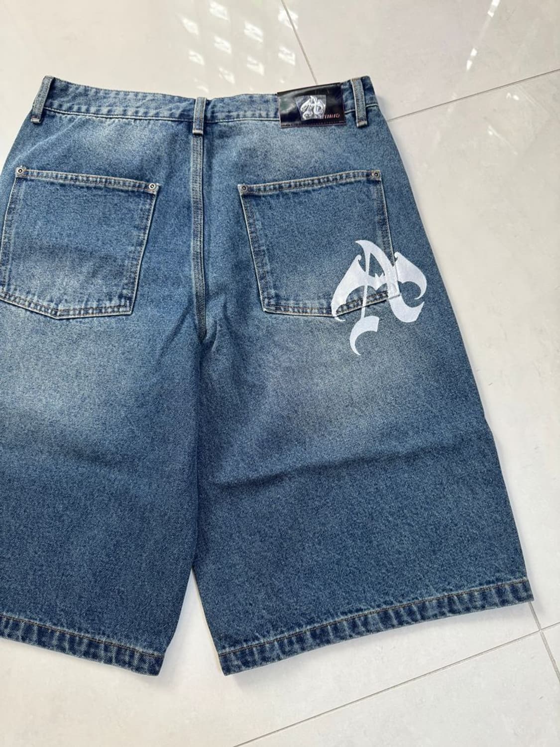 CROSS DENIM SHORTS 크로스 데님 반바지 상품이미지3