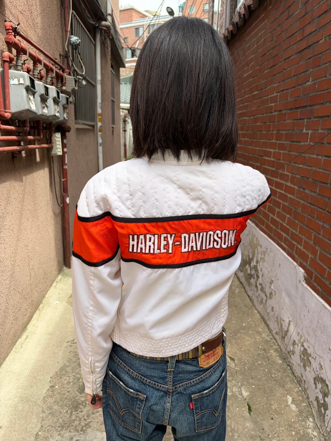 Harley-Davidson 레이싱 바이커 자켓 상품이미지6