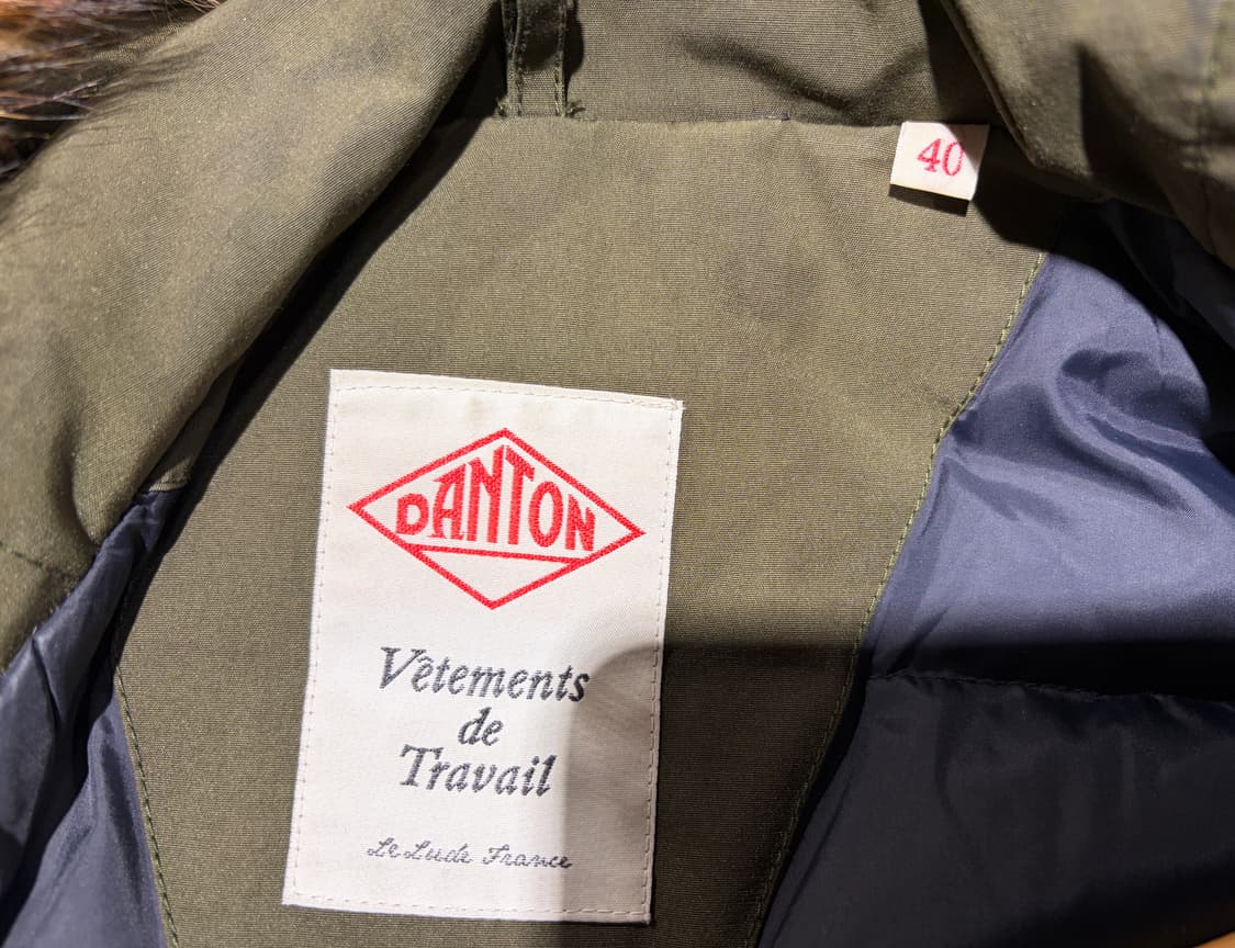 단톤 라쿤 퍼 다운 패딩 자켓 상품이미지4