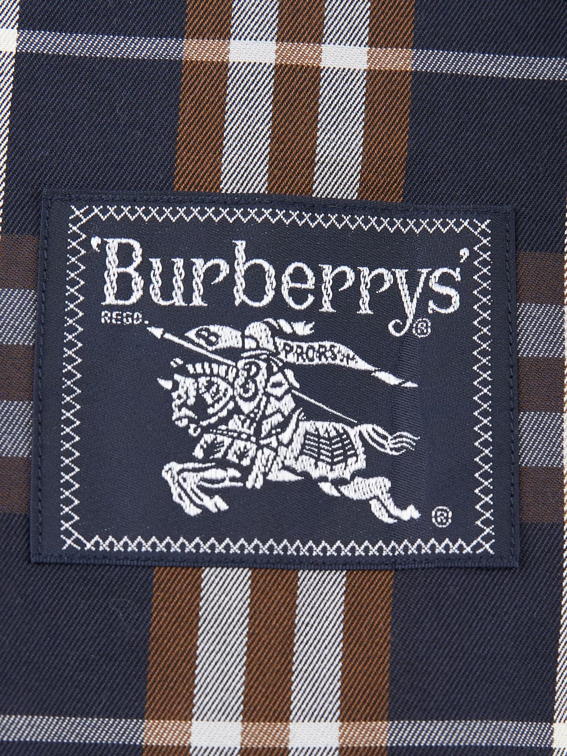 Burberry 미니멀 맥 트렌치 네이비 코트 상품이미지4