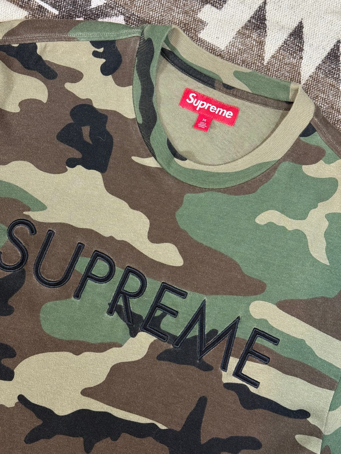 Supreme 슈프림 카모 반팔티 상품이미지5