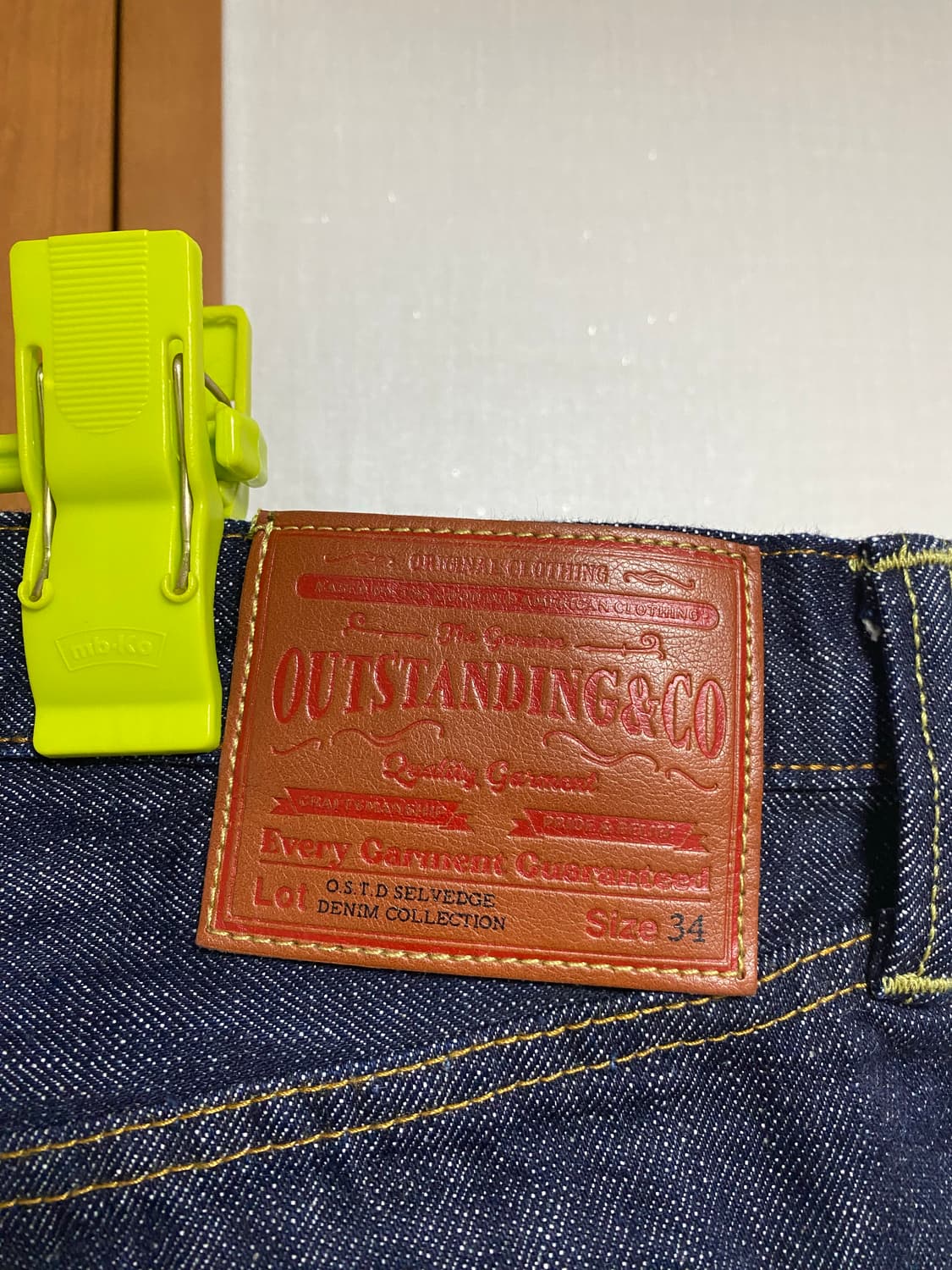 아웃스탠딩 40s 셀비지 데님팬츠 상품이미지3