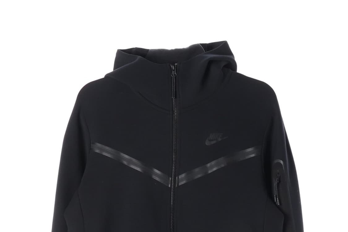 나이키 테크플리스 블랙 후드 집업 L 상품이미지3