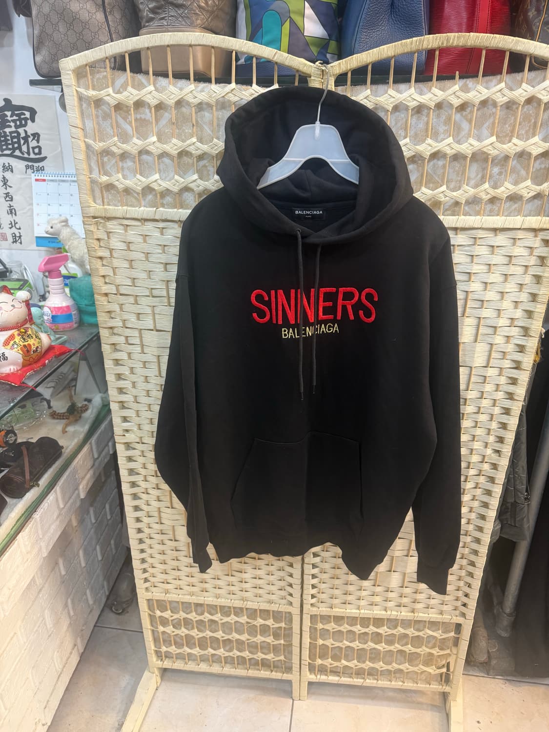 100 정품 발렌시아가 시너스 오버 후드티 팝니다 상품이미지1