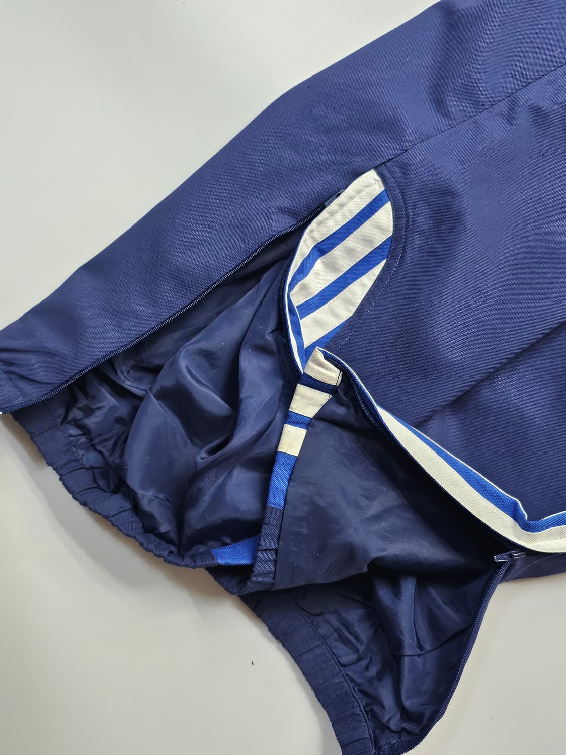 아디다스 빅삼선 트랙팬츠 네이비 바람막이 바지 상품이미지6