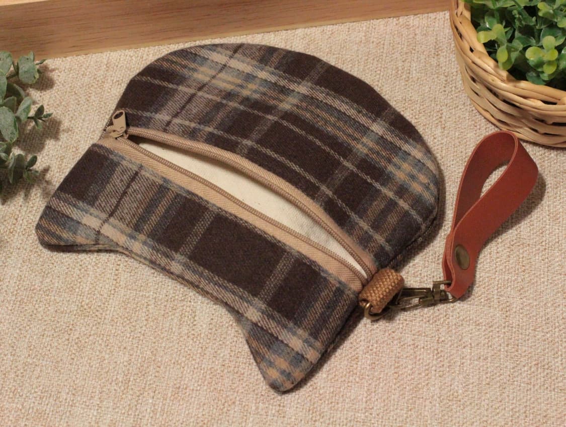 핸드메이드 스트랩 고양이 파우치 상품이미지4