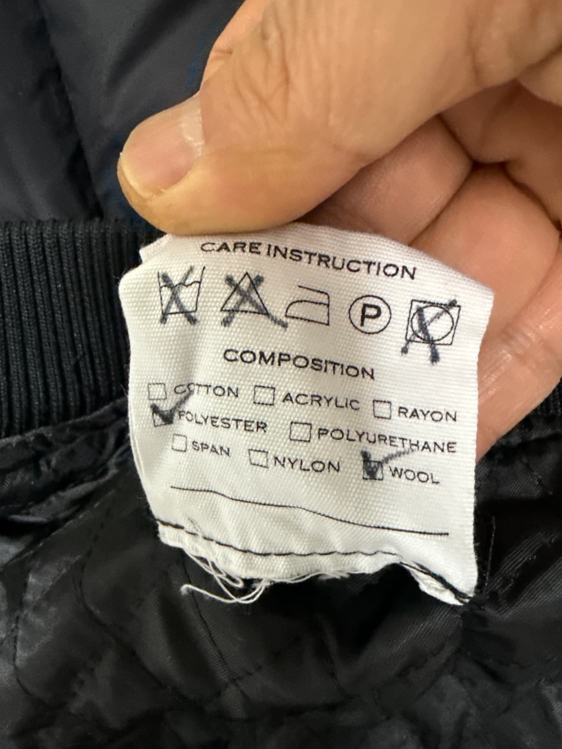 써저리(Surgery)의 본 커팅 울 바시티 안감 패딩재킷 상품이미지6