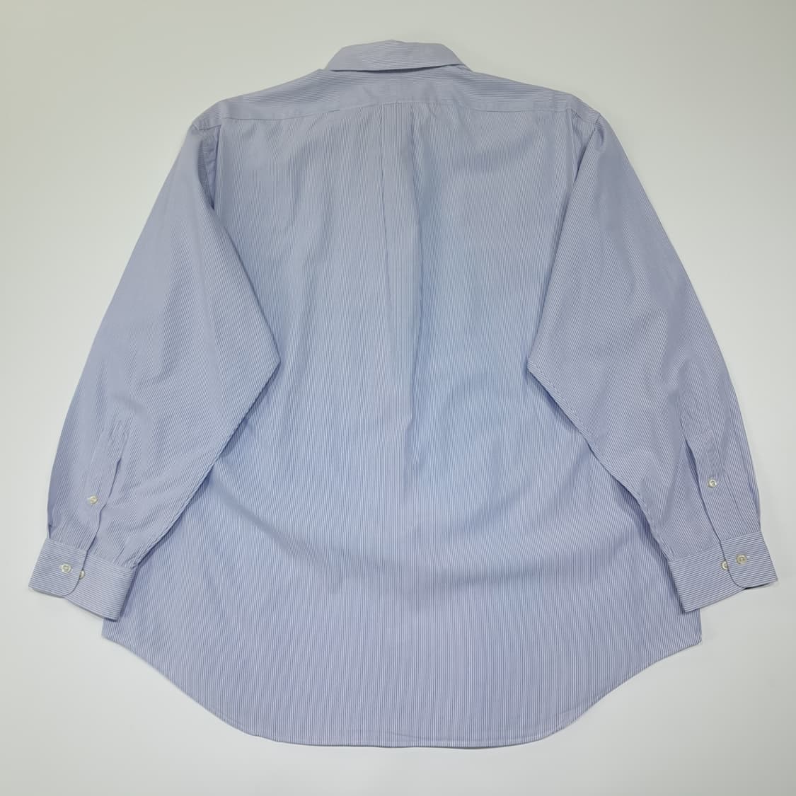 CL928 XL 폴로 90s 블루 핀스트라이프 버튼다운 셔츠 남방 상품이미지6