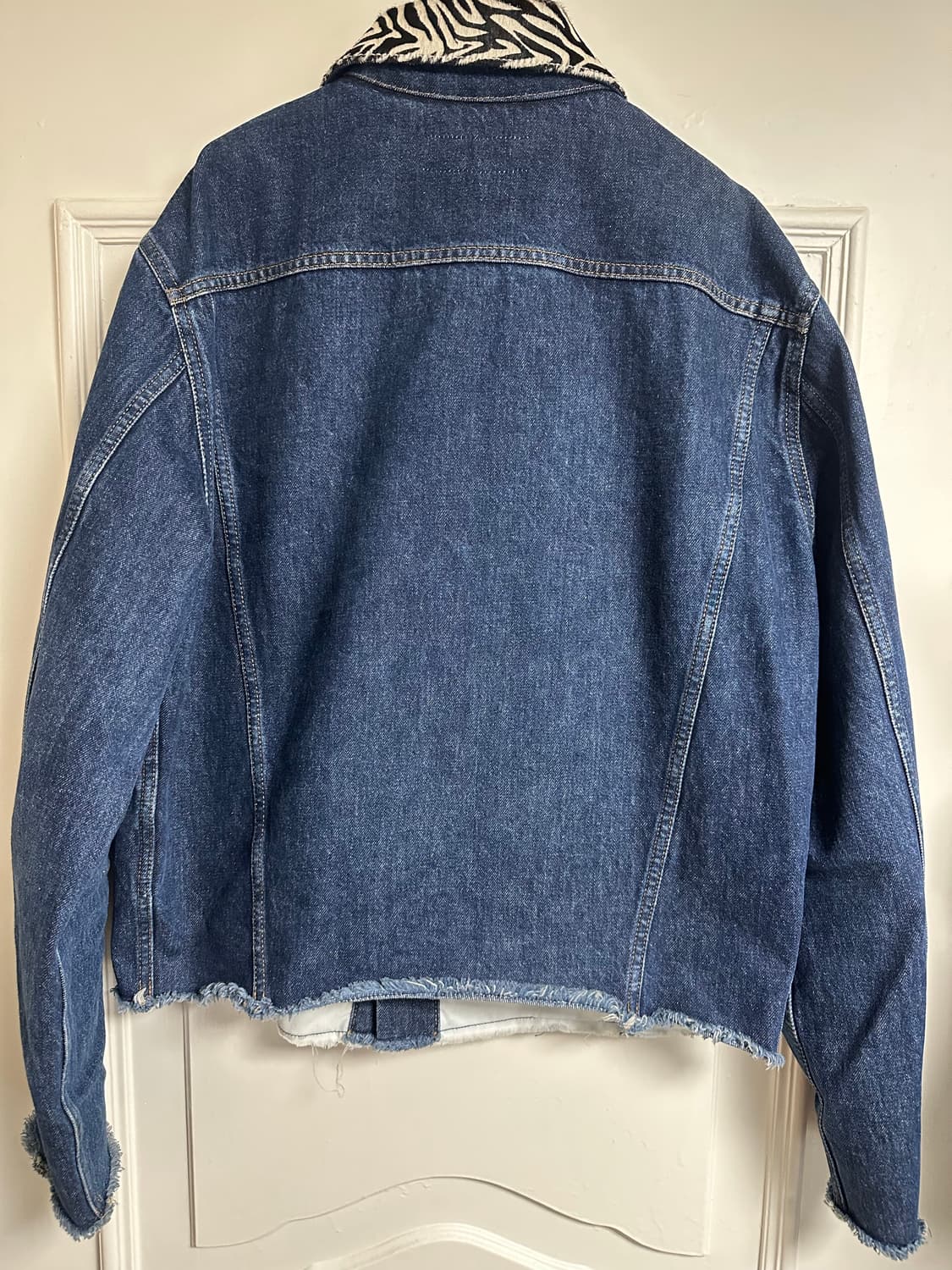 Bluemarble zebra denim jacket 상품이미지6