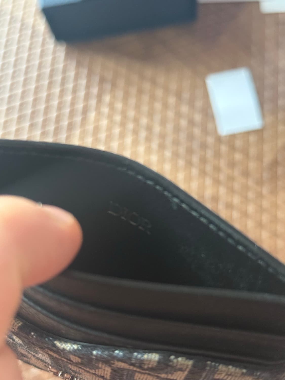 디올 오블리크 자카드 카드지갑 (풀박스 새상품) 상품이미지6