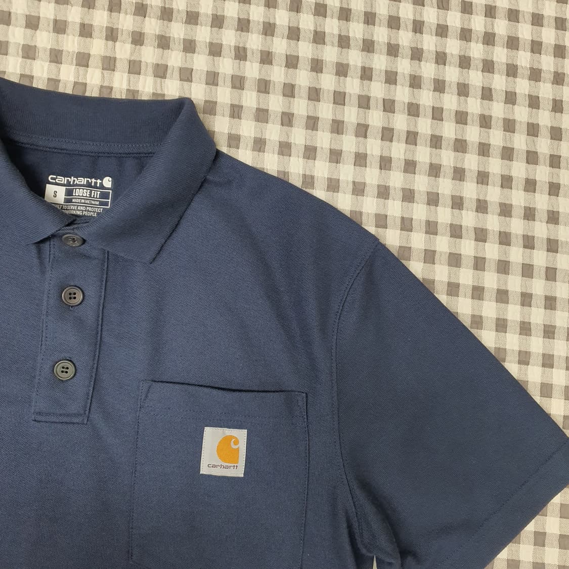 칼하트 반소매 카라티 남자95~100 상품이미지3