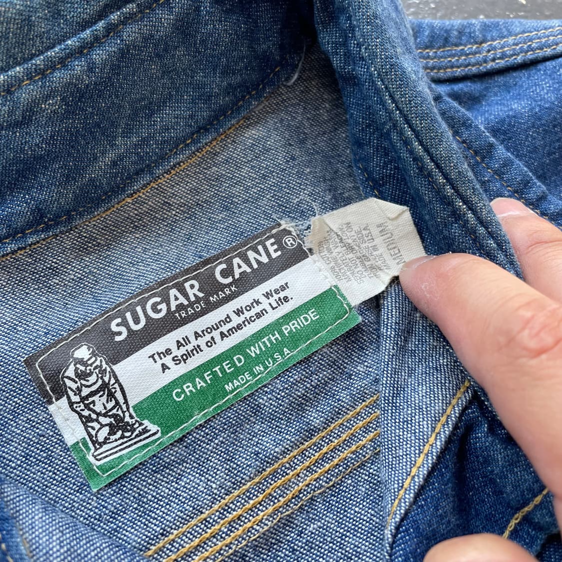 1990‘s Sugar Cane Denim Shirt 상품이미지6