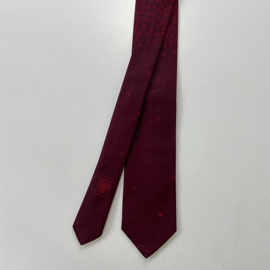 구찌(GUCCI)  명품 정품 모노그램 넥타이 8.2cm 상품이미지1