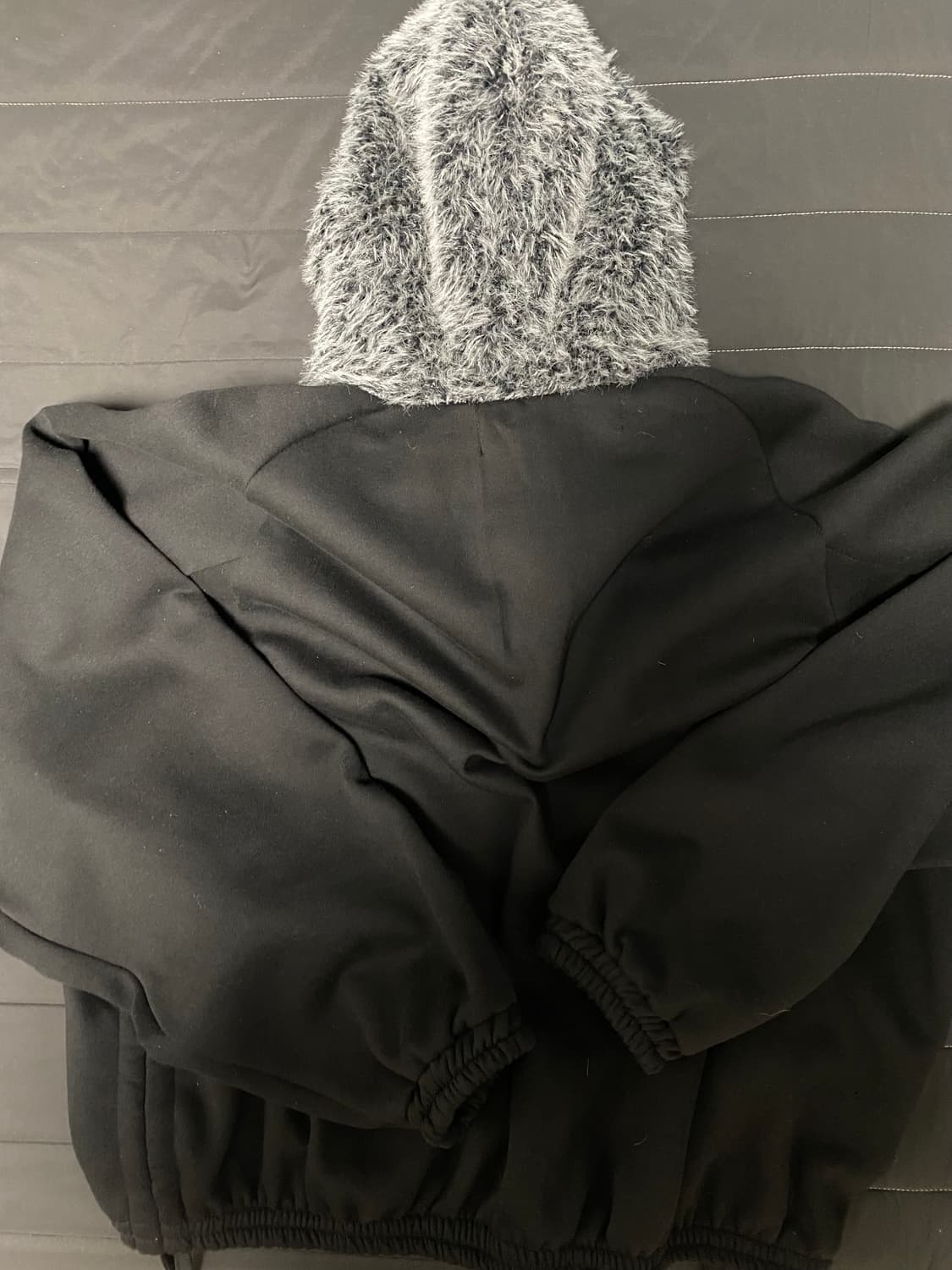 wapworks w107 그레이 퍼 후드 상품이미지3