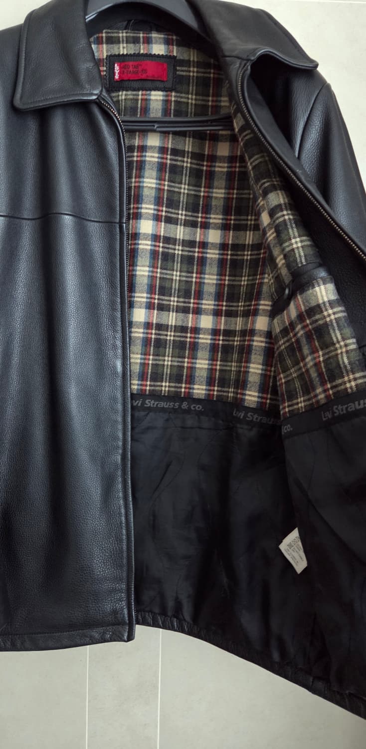 리바이스 카우레더 소가죽 자켓 105사이즈 택포 상품이미지8