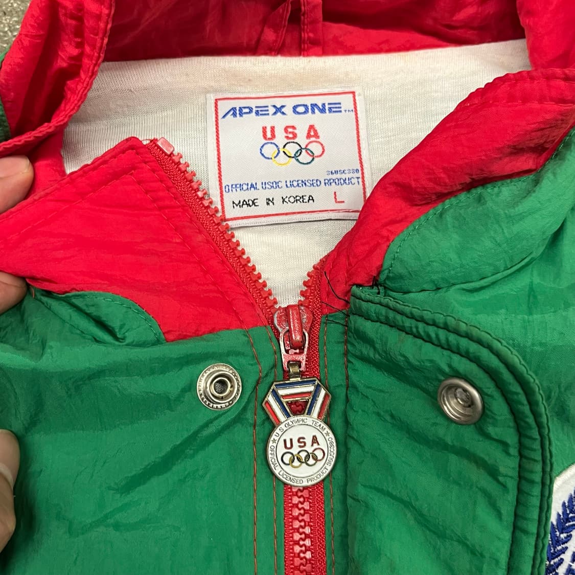 1996 애틀란타 올림픽 USA 바람막이 (105-110) 상품이미지4