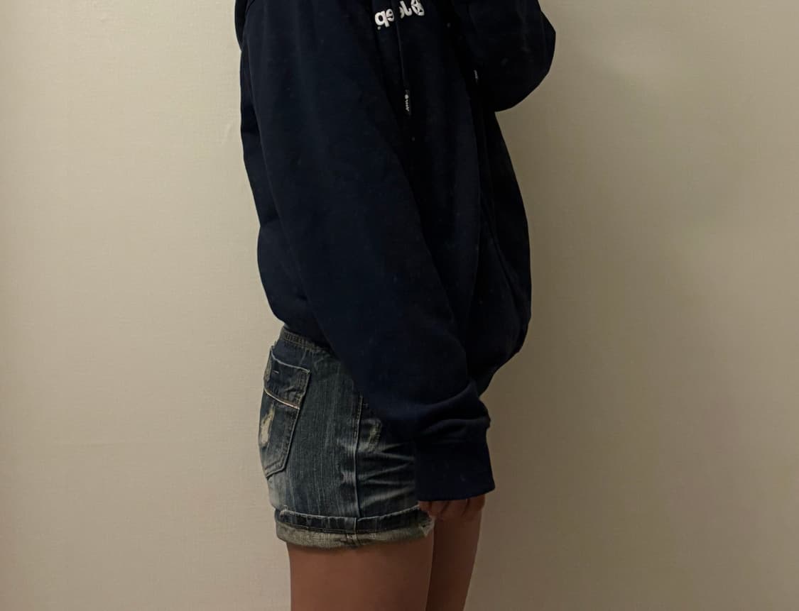 Vintage 워싱 로우라이즈 숏팬츠 상품이미지4