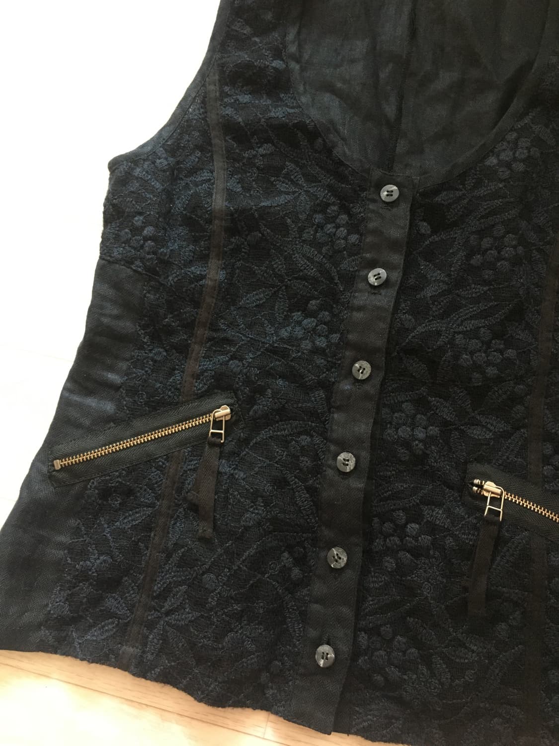 고딕 펑크 y2k 빈티지 베스트상의 상품이미지3