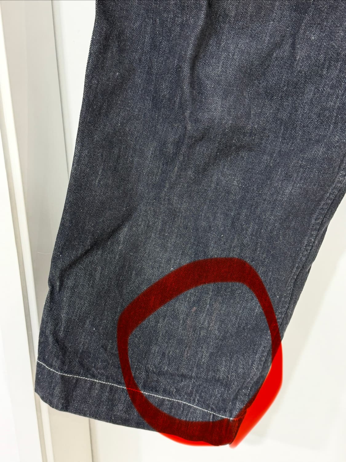 [2] 그라프페이퍼 컬러패스트 벨티드 데님 상품이미지4