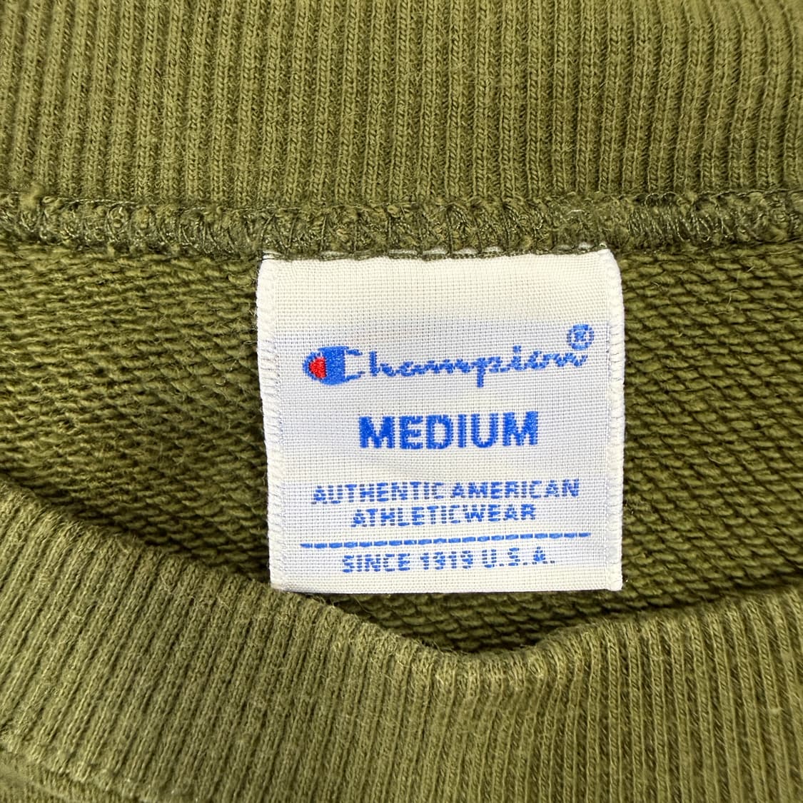 (M)챔피언Champion 베이직로고 맨투맨(올리브) 상품이미지2