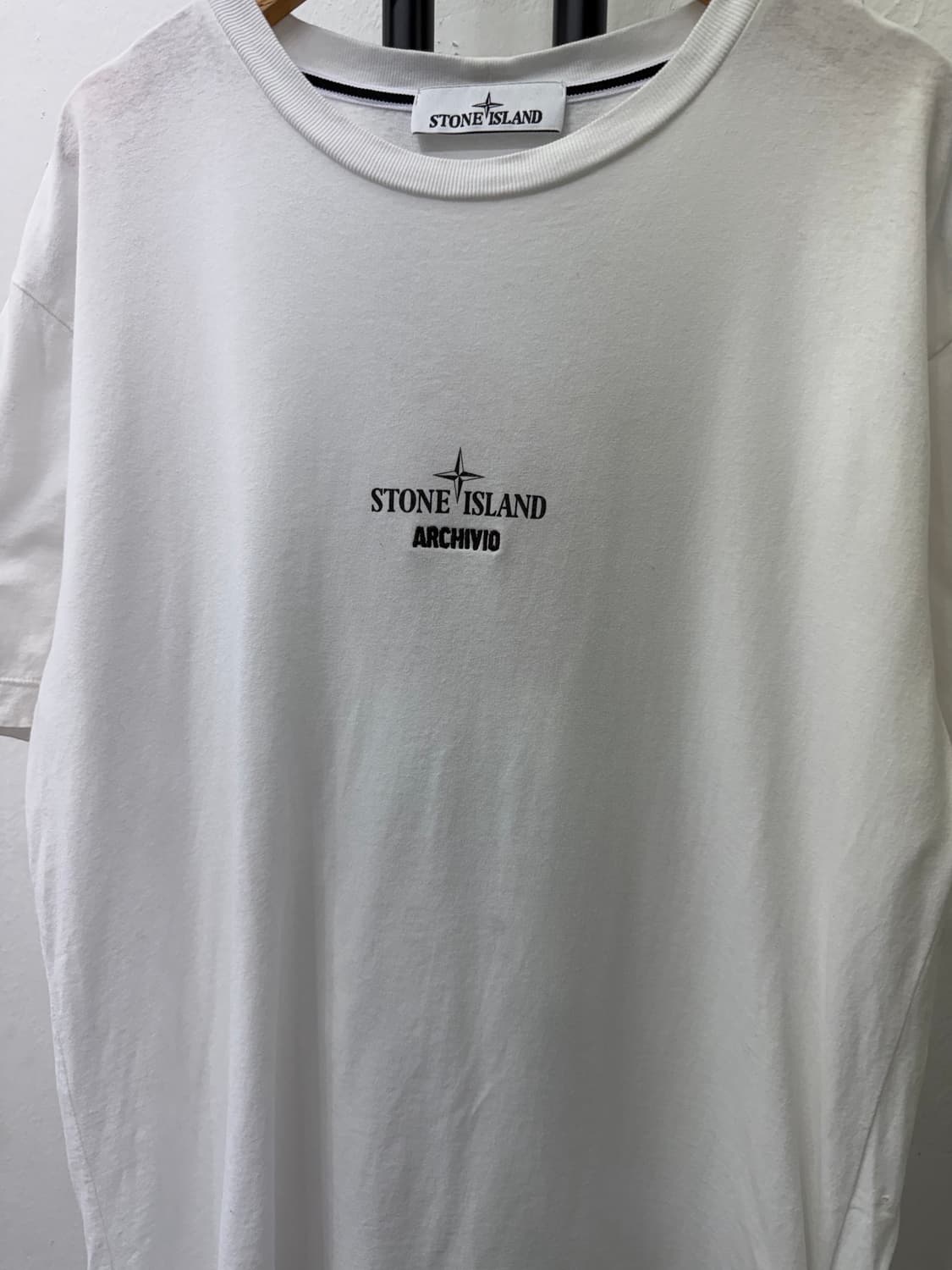 정품) 스톤아일랜드 ARCHIVIO 신형 반팔티 M 상품이미지3