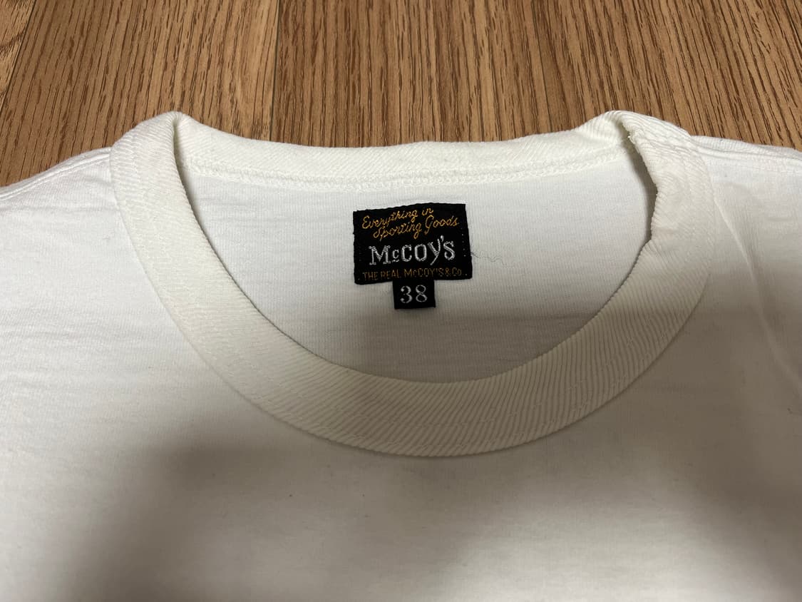 The Real McCoy’s 리얼 맥코이 반팔 티셔츠 Sz.38 상품이미지6